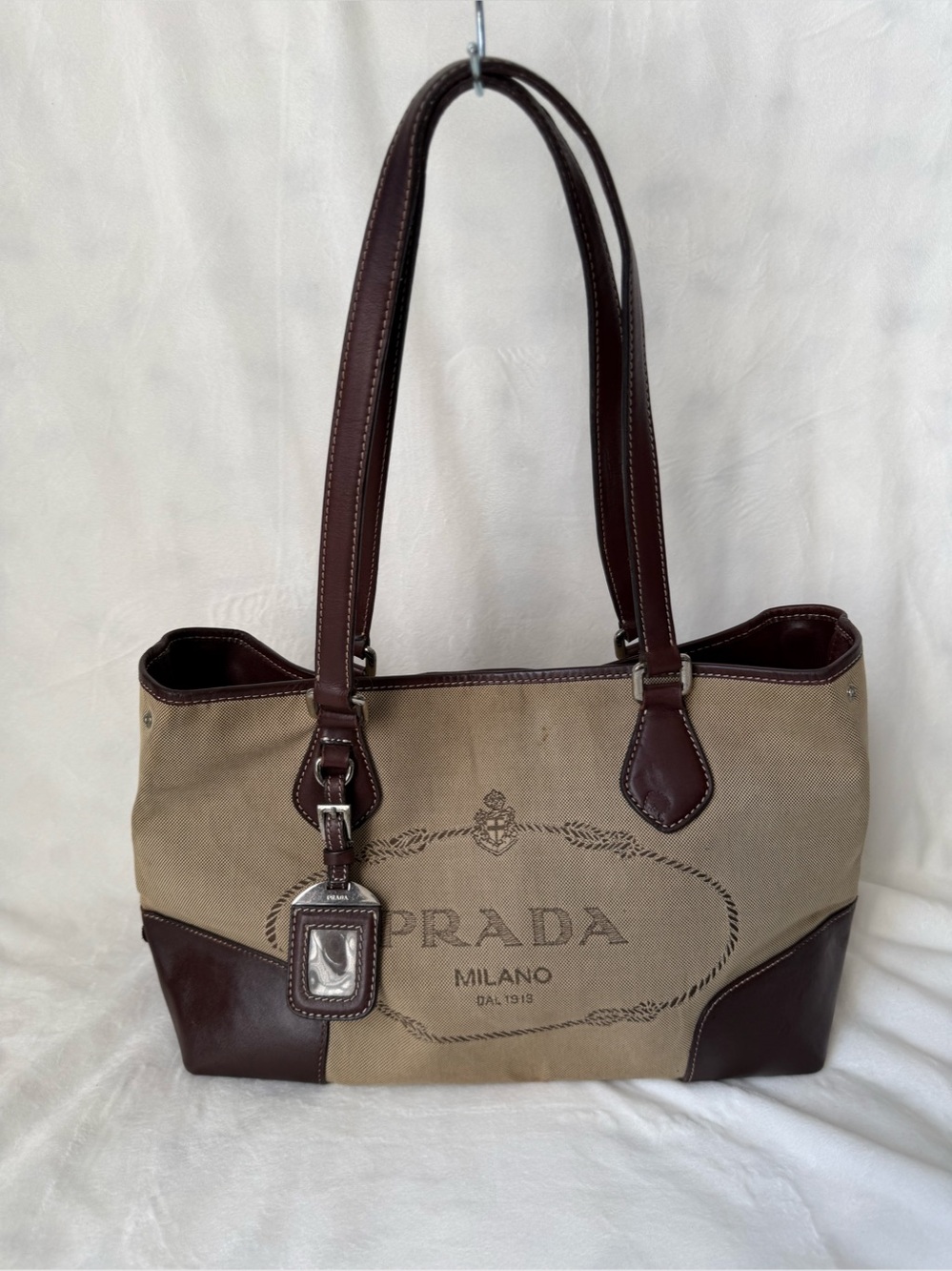 Prada Vintage Canvas Tote
